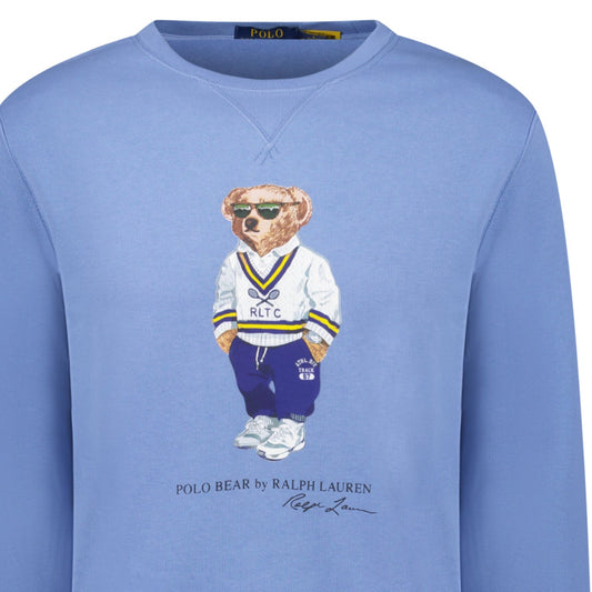 Polo Ralph Lauren Bear Crew Sweatshirt in Blue