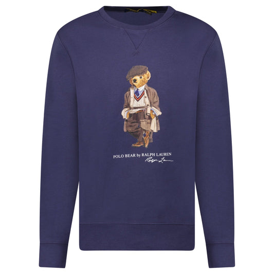 Polo Ralph Lauren Bear Crew Sweatshirt in Navy