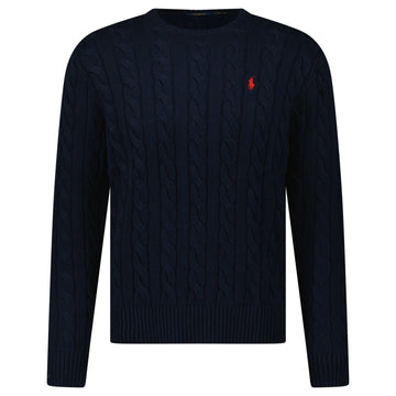 Polo Ralph Lauren Cable Knit Sweater in Navy