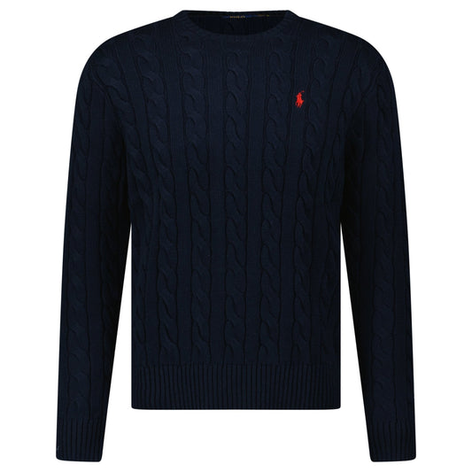 Polo Ralph Lauren Cable Knit Sweater in Navy