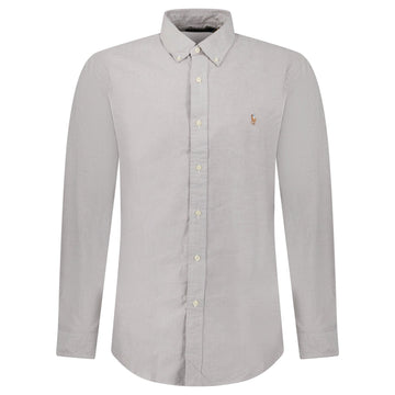 Polo Ralph Lauren Custom Fit Oxford Shirt in Grey