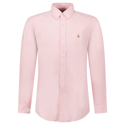 Polo Ralph Lauren Custom Fit Oxford Shirt in Pink
