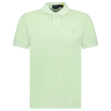Polo Ralph Lauren Custom Slim Fit Mesh Polo Shirt in Leaf