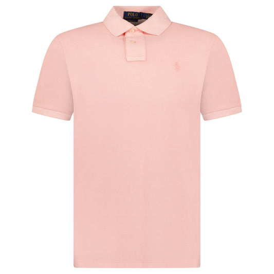 Polo Ralph Lauren Custom Slim Fit Mesh Polo Shirt in Rose