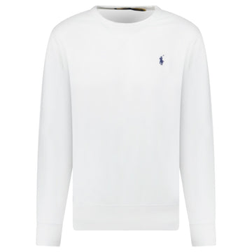 Polo Ralph Lauren Fleece Crew Sweatshirt in White