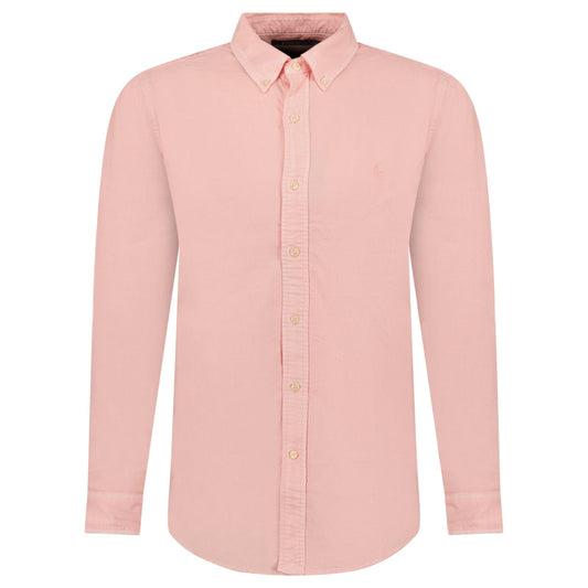 Polo Ralph Lauren Custom Fit Long Sleeve Sport Shirt in Rose