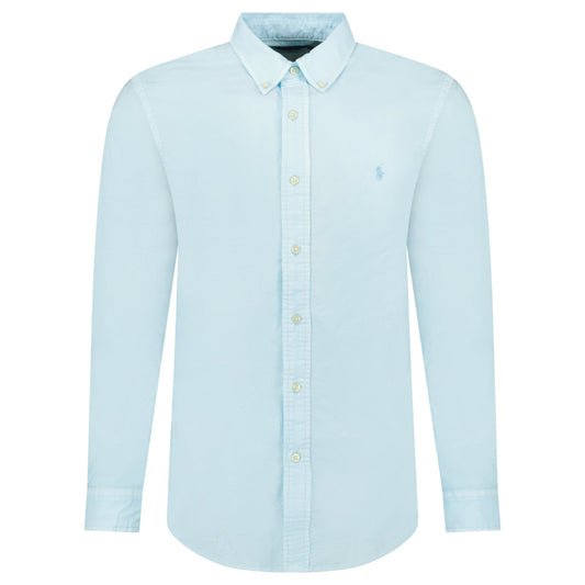 Polo Ralph Lauren Custom Fit Long Sleeve Sport Shirt in Sky