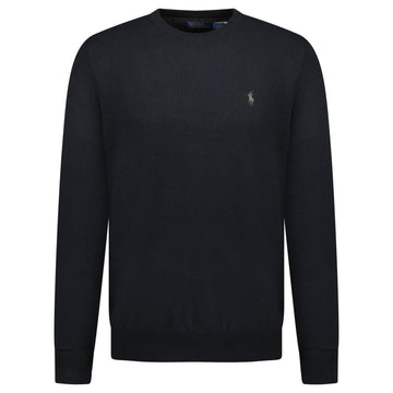 Polo Ralph Lauren Wool Crewneck Jumper Black