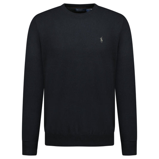 Polo Ralph Lauren Wool Crewneck Jumper Black