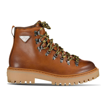 Prada Hike Boot in Brown