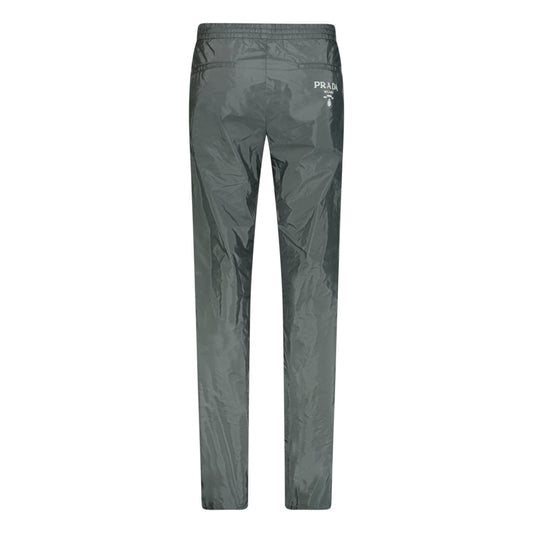 Prada Nylon Piuma Sweatpants Grey