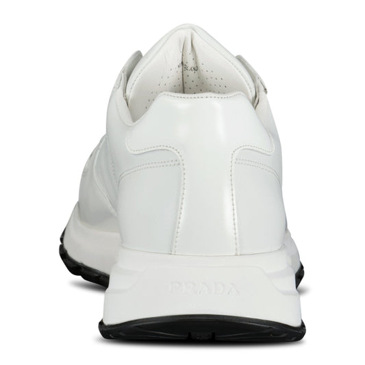 Prada Re-Nylon Prax 01 Triangle Logo Trainers White