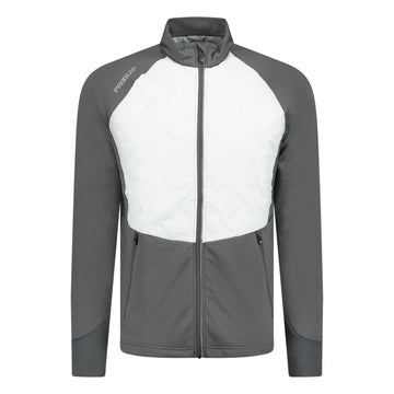 ProQuip Thermal Gale Quilt Windproof Golf Jacket  Grey/White