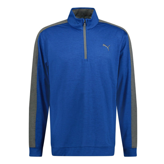 Puma Cloudspun Quarter Zip Pullover Golf Sweatshirt Blue