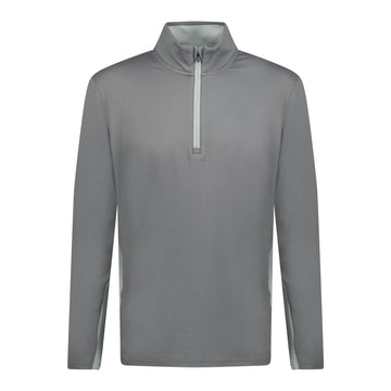 Puma Cloudspun Quarter Zip Pullover Golf Sweatshirt  Grey