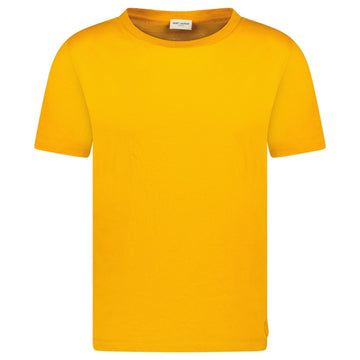 Saint Laurent Patch Logo T-Shirt Orange