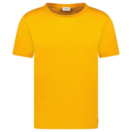 Saint Laurent Patch Logo T-Shirt Orange