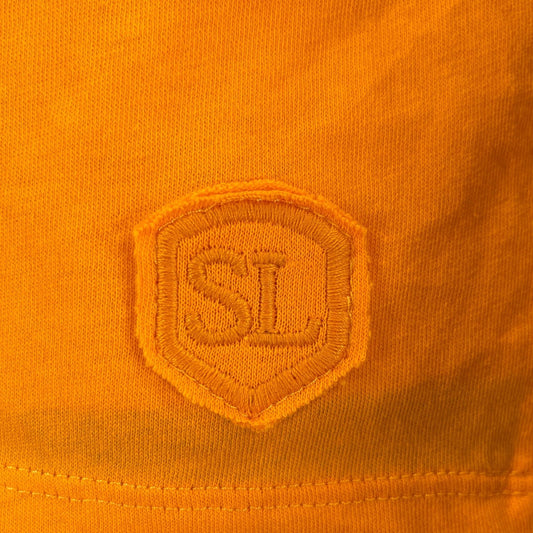 Saint Laurent Patch Logo T-Shirt Orange