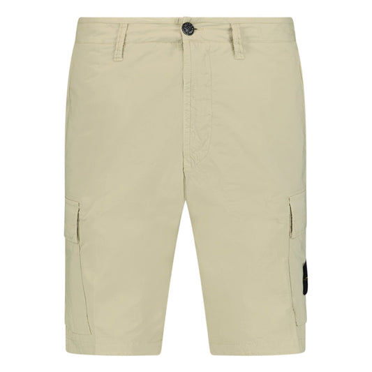 Stone Island Bermuda Cargo Shorts Beige