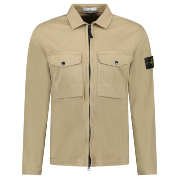 Stone Island Biscuit Front Pocket Over-Shirt