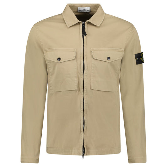Stone Island Biscuit Front Pocket Over-Shirt