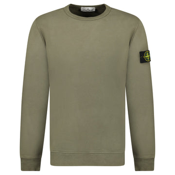 Stone Island Brushed Organic Cotton Sweatshirt Walnut Brown
