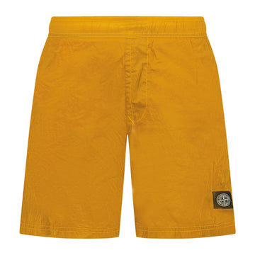 Stone Island Chrome Swim Shorts Burnt Orange