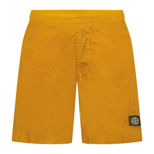 Stone Island Chrome Swim Shorts Burnt Orange