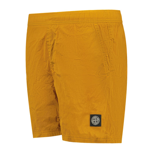 Stone Island Chrome Swim Shorts Burnt Orange
