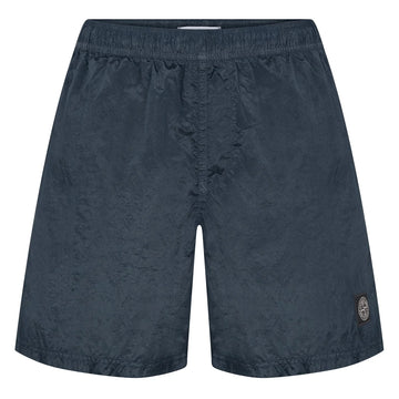 Stone Island Chrome Swim Shorts Navy
