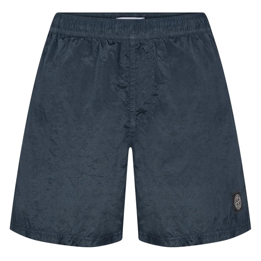Stone Island Chrome Swim Shorts Navy