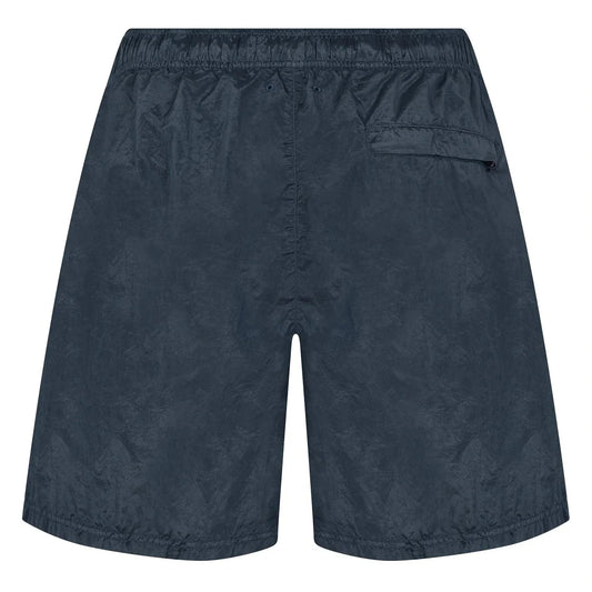 Stone Island Chrome Swim Shorts Navy