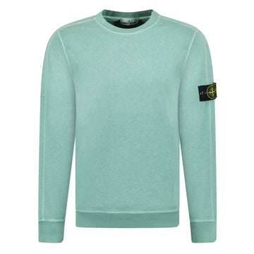 Stone Island Crew Neck Light Sweatshirt Mint Green