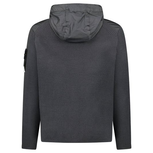 Stone Island Crinkle Reps R-NY Wind Resistant Jacket in Lead Grey