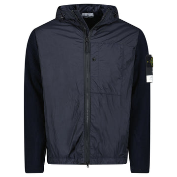 Stone Island Crinkle Reps R-NY Wind Resistant Jacket in Navy