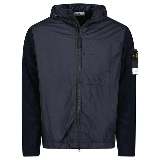 Stone Island Crinkle Reps R-NY Wind Resistant Jacket in Navy