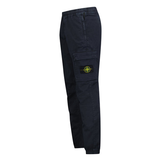 Stone Island Cuffed Cargo Trousers Navy