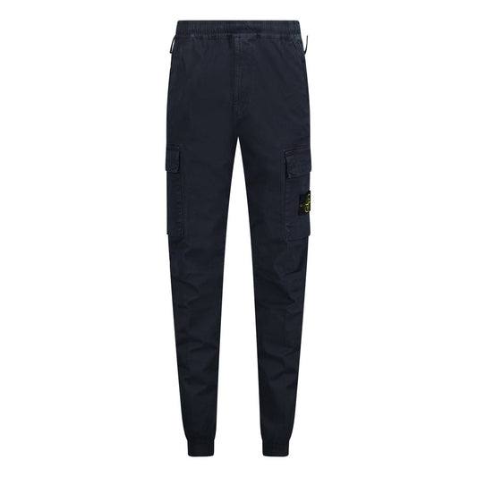 Stone Island Cuffed Cargo Trousers Navy