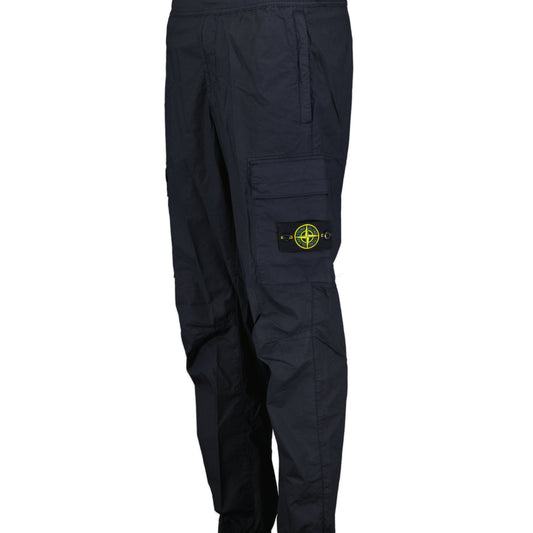 Stone Island Cuffed Cargo Trousers Navy