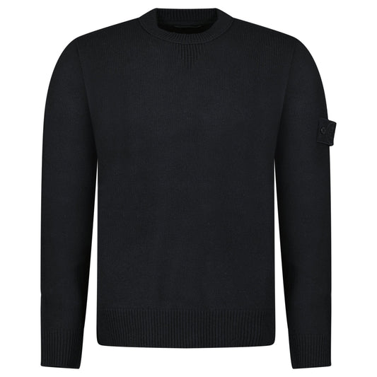 Stone Island Ghost Crew Neck Sweatshirt Black