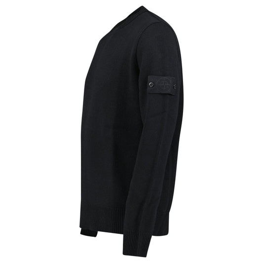 Stone Island Ghost Crew Neck Sweatshirt Black