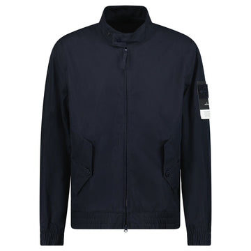 Stone Island Ghost Weatherproof Cotton Canvas Jacket Navy