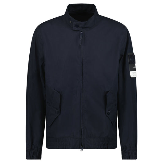 Stone Island Ghost Weatherproof Cotton Canvas Jacket Navy