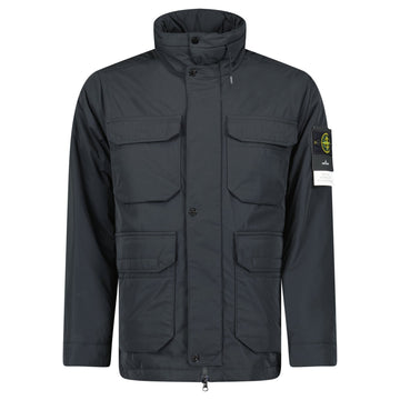 Stone Island Micro-Twill Primaloft Field Jacket Black