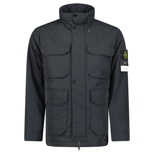 Stone Island Micro-Twill Primaloft Field Jacket Black