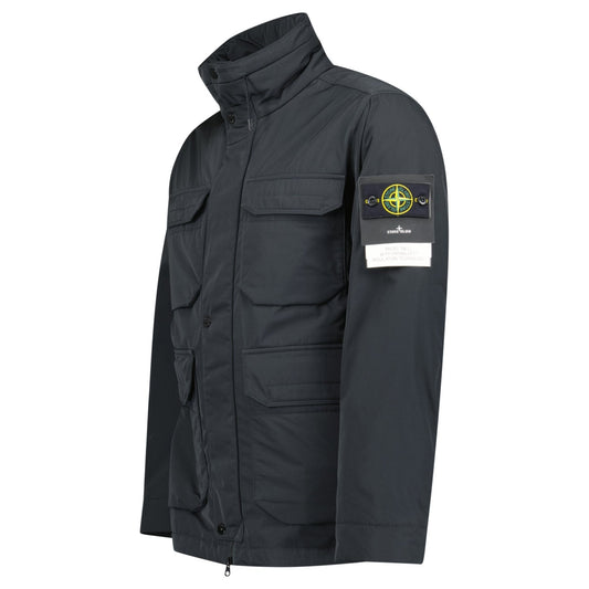 Stone Island Micro-Twill Primaloft Field Jacket Black