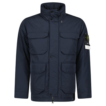 Stone Island Micro-Twill Primaloft Field Jacket Navy