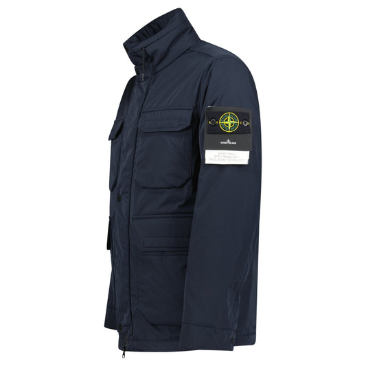 Stone Island Micro-Twill Primaloft Field Jacket Navy