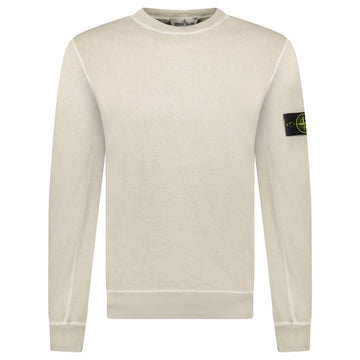 Stone Island Old Effect Crewneck Sweatshirt Beige