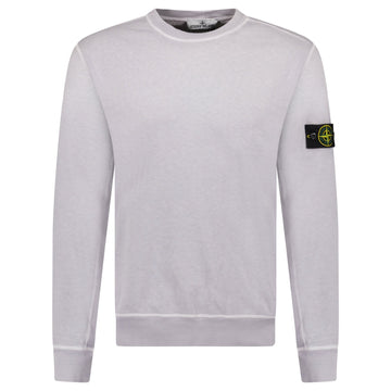 Stone Island Old Effect Crewneck Sweatshirt Lilac